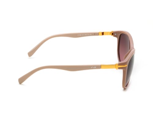IRUS Women Oval sunglasses | 100% UV protection | Medium Size | Grey Gradient Polycarbonate lens