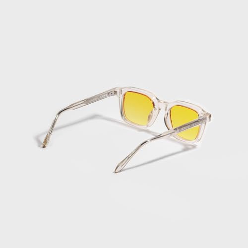 SAM AND MARSHALL DZONGU Sunglass I 400% UV Protection I Square Sunglass I Unisex