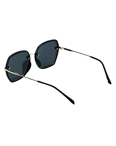 Carlton London Women UV Protected Oversized Sunglasses 2219-C1