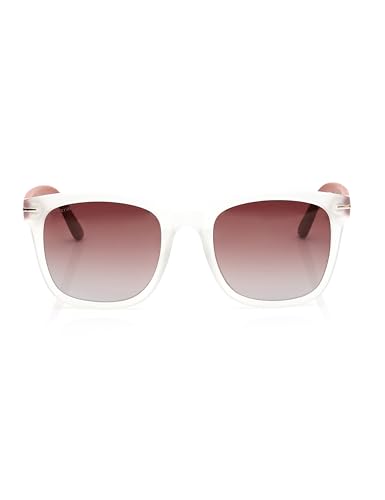 Fastrack Brown Square Plastic 100% UV Protected Sunglasses for Men and Women(P498BR2PV)