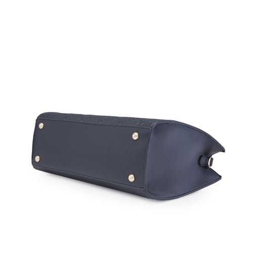 Caprese Brianna Satchel for Women (Medium, Black)