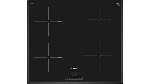 Bosch PIE651BB5I 1800W Glass Ceramic Induction Hob With 4 Cooking Zone, Black