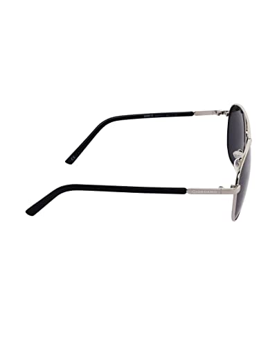 Giordano Unisex Aviator Polarized UV Protected Sunglasses, 58 Mm, Black