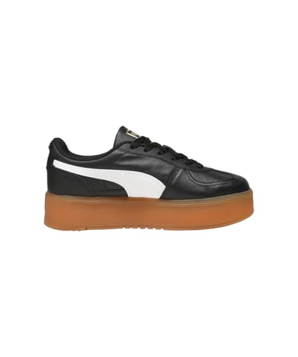 PUMA , Women, Palermo Elevata Lth Wns, Black-Gum, Sneaker, 3UK, (40046101)