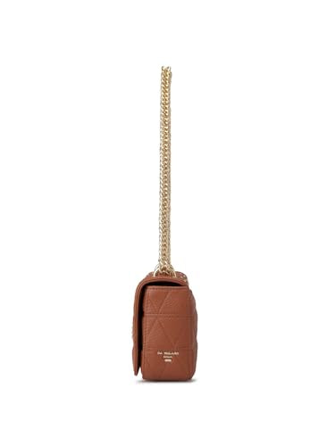 Da Milano Genuine Leather Brown Shoulder Bag (00378OL) (Small)