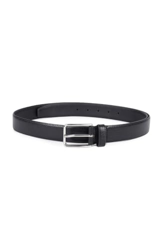Allen Solly Men Black Textured Formal Belt