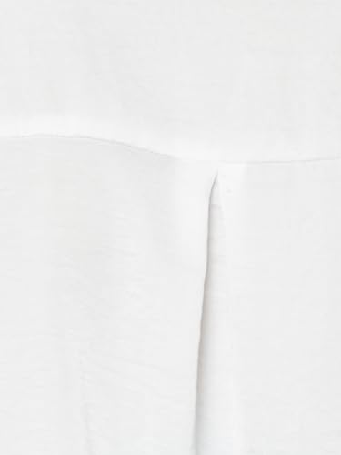 Max Women Solid Satin Finish Shirt (Off White_XL)