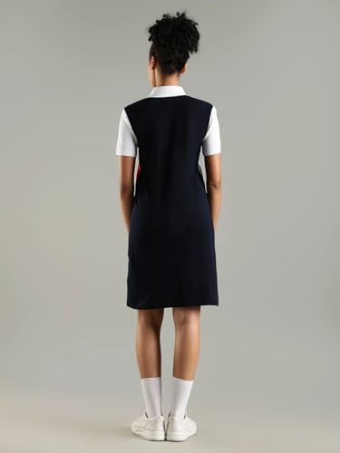 Cotton Polo Collar T-Shirt Dress