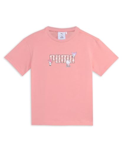 Puma Girl's Relaxed Fit Tees (630062_Pink Fruit