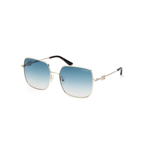 Guess 100% UV protecetd | Gradient | Polarized | Large | Full Rim | Butterfly | Frame: Gold | Lens: Green