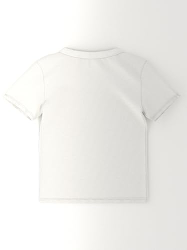 Nautinati Girls’ Mango and Lemon Print Cotton T-Shirts | Pack of 2 T-Shirts for 2 to 10 Years