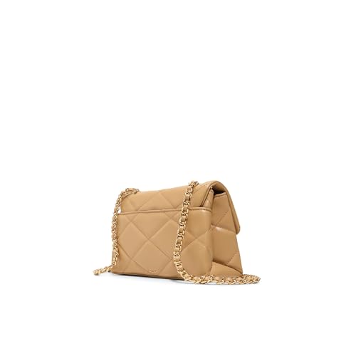Aldo Women's PUFFQUILTSMALL Cross Body Bag, Beige