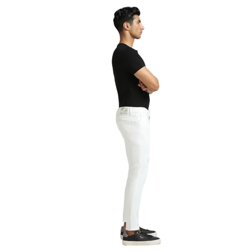 Pepe Jeans Men's Skinny Jeans (PM208133P578_White