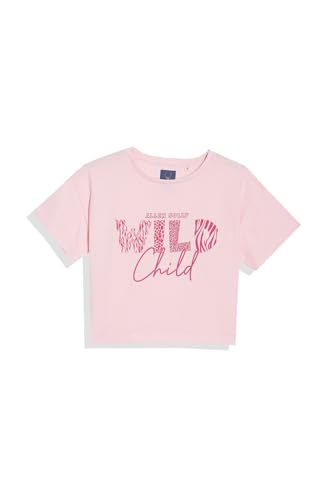 Allen Solly Girl's Regular Fit T-Shirt (AGKCERGF342529_Pink