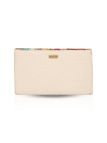 BAGUZZI RAINBOW Clutch Bag | Stylish & Trendy Multicolor Handbag for Women | Elegant Party & Casual Purse | Compact & Lightweight | Perfect for Weddings, Evening Outings & Gifts