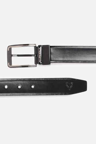 Men Black Solid Formal Belt