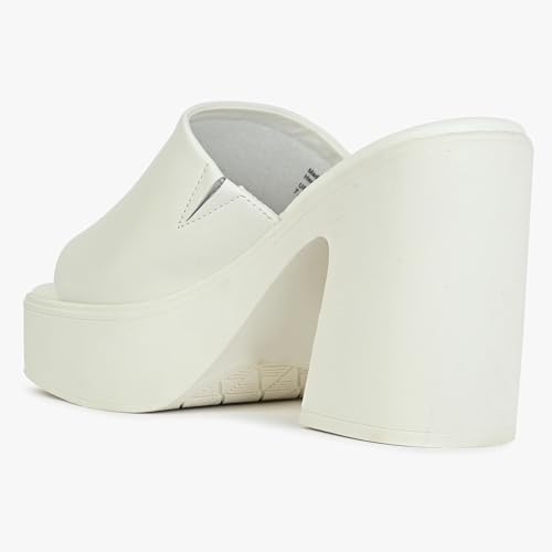 Aldo Maysee Women's White Block heel Sandals