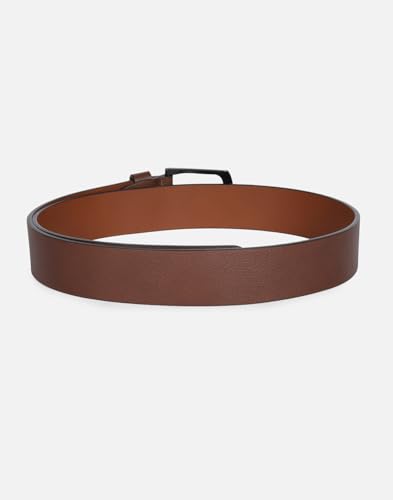 Men Brown Textured Formal Belt