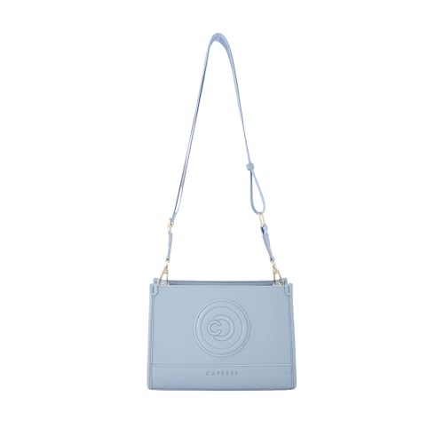 Caprese Suite Medium Sling Bag for Women with Adjustable & Detachable Strap | Multi‑Compartment Shoulder Bag with Secure Zipper Closure | Stylish Everyday & Travel Purse (Powder Blue)
