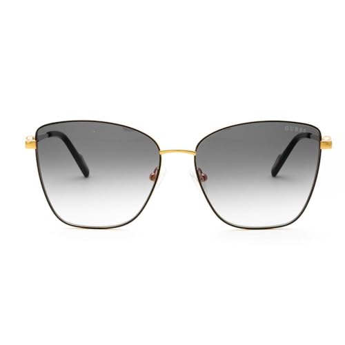 GUESS 100% UV protecetd | Gradient | Large | Full Rim | Butterfly | Frame: Black | Lens: Grey