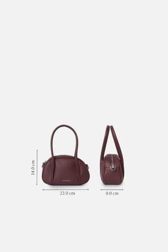 Women Maroon Solid Casual Sling Bag