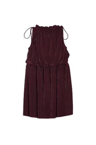 Allen Solly Girls Purple Textured Regular Fit Casual Dress