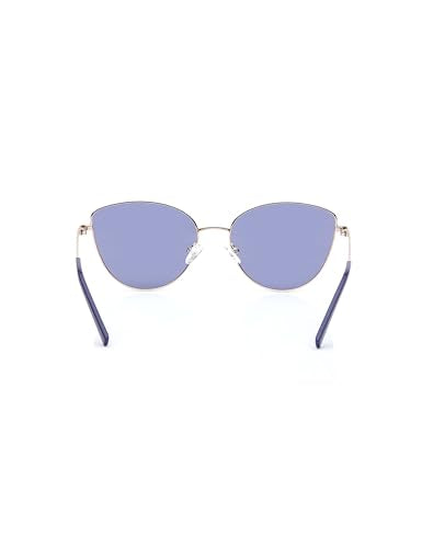 Fastrack Purple Colored Metal Frame CatEye Shaped Polarized Sunglasses for Women