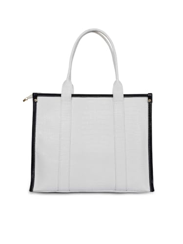 Bagsy Malone Women's Large Sized Hand Bag With Adjustable & Detachable Sling Strap And Top Handles