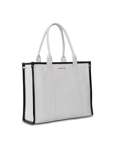 Bagsy Malone Women's Large Sized Hand Bag With Adjustable & Detachable Sling Strap And Top Handles