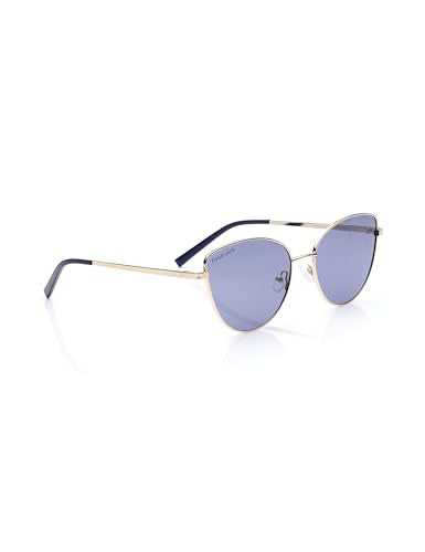 Fastrack Purple Colored Metal Frame CatEye Shaped Polarized Sunglasses for Women