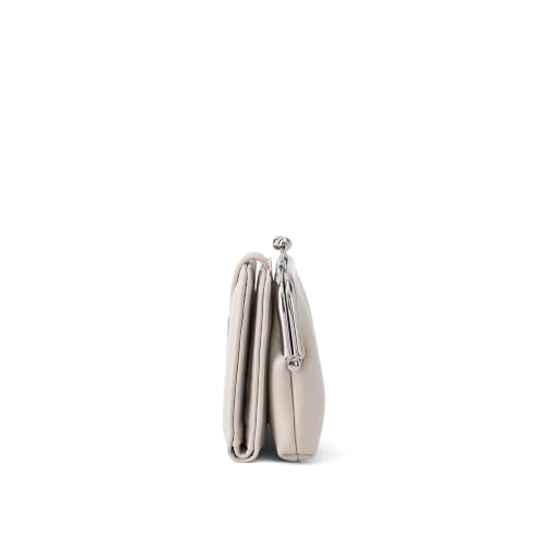 Lino Perros Ella Compact Luxe Off-White Wallet