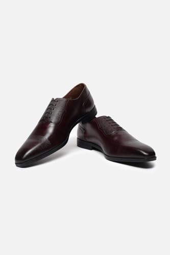 Louis Philippe_Mens_Formal_Shoes_(LPSCSMUFL00483_Brown_40)