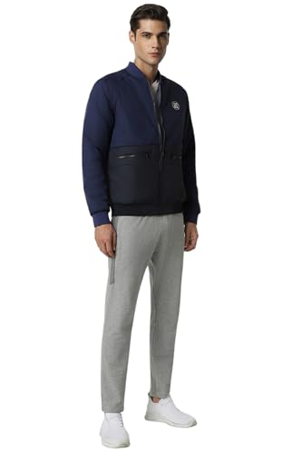 Van Heusen Men Purple Print Casual Jacket