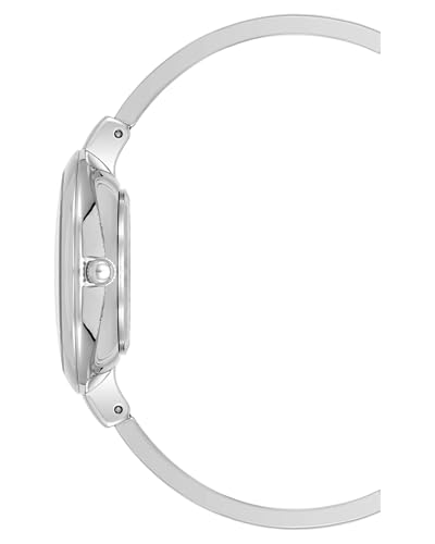 Anne Klein Women's Bangle Watch and Bracelet Set, Silver