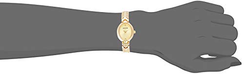 Sonata Quartz Analog Champagne Dial Gold Metal Strap Watch for Women - NS8107YM02