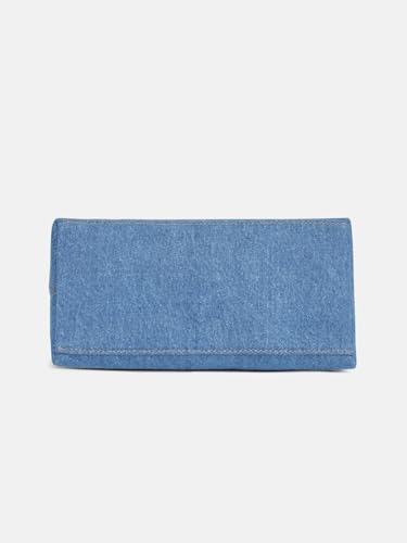Logo Blue Cotton Sling Bag
