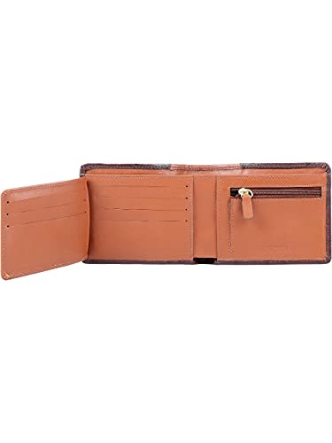 Hidesign mens EE 398-490 RF One size Chocolate Bi-fold Wallet