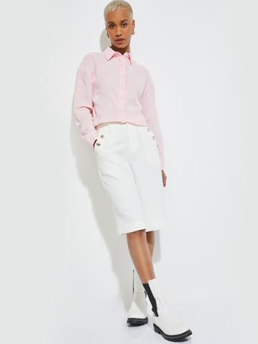Max URB_N Women Printed Shirt (Pink_XXL)