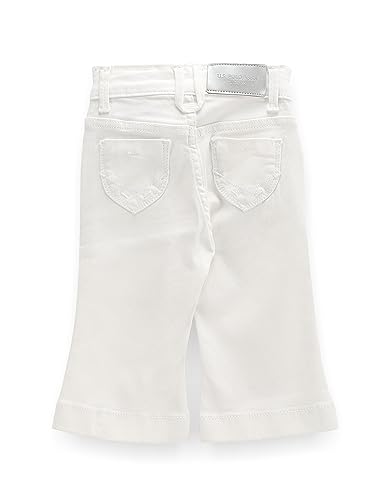 U.S. Polo Assn. Kids Bootcut fit Girls Cotton Jeans (UGJEN0130_White_9-10Y)