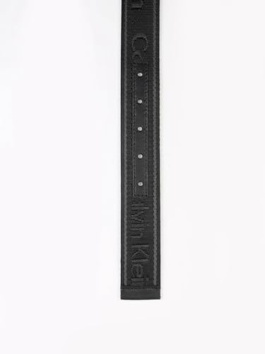 Calvin Klein Logo Black Leather Classic Belt