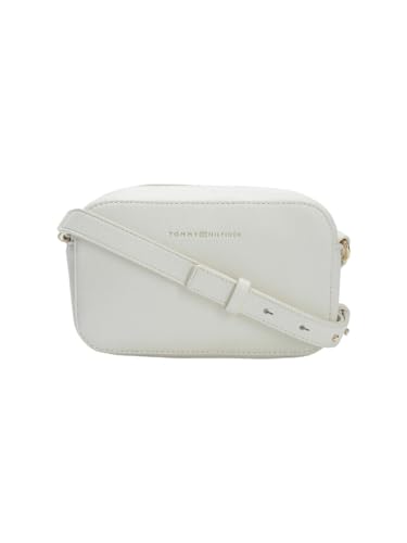 Solid White Polyurethane Sling Bag