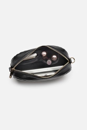 Van Heusen Womens Solid black Sling Bag