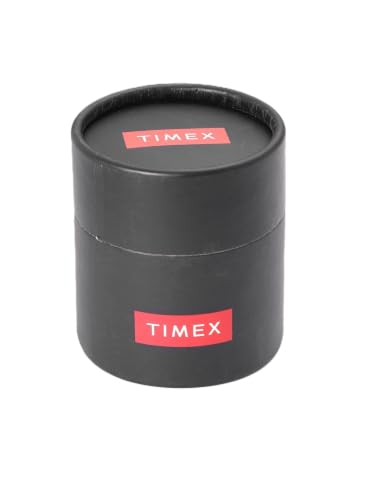 TIMEX Analog Watch for man with Blue Round Dial & Blue Leather Strap Band Water Resistant Men's Wrist Watches - TW000U931