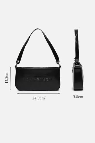Van Heusen Womens logo black HANDBAG