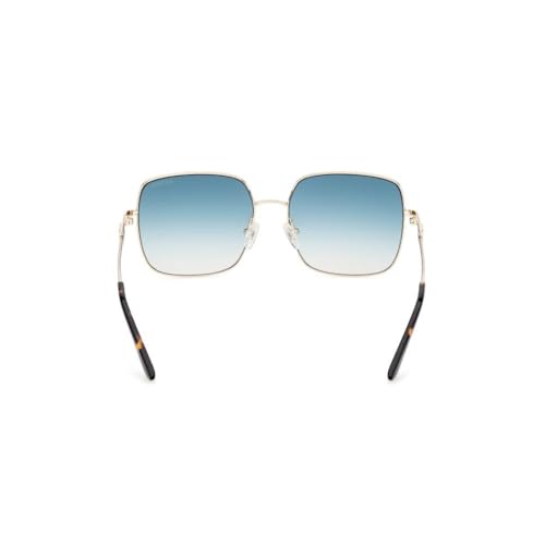 Guess 100% UV protecetd | Gradient | Polarized | Large | Full Rim | Butterfly | Frame: Gold | Lens: Green
