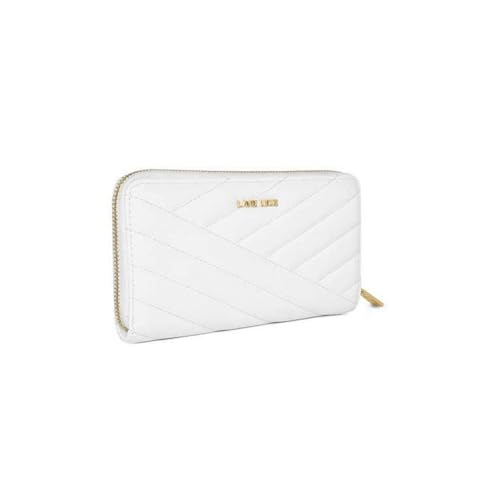 Lavie Zipper Cross PU Women's Casual Wear Wallet (White, Large)