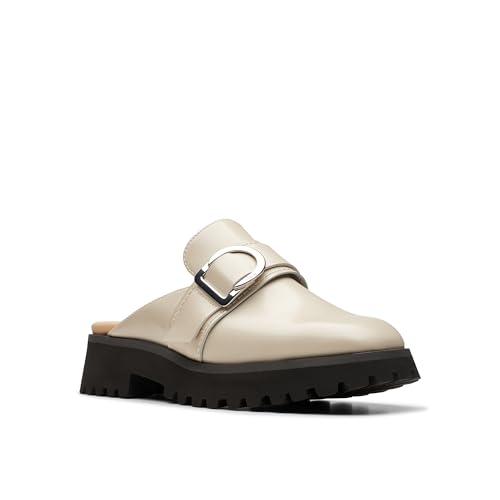 Clarks Stayso Free Ivory Leather