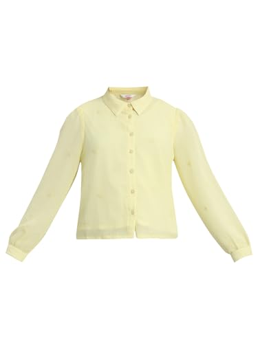 VERO MODA Girl Regular Fit Yellow Shirt