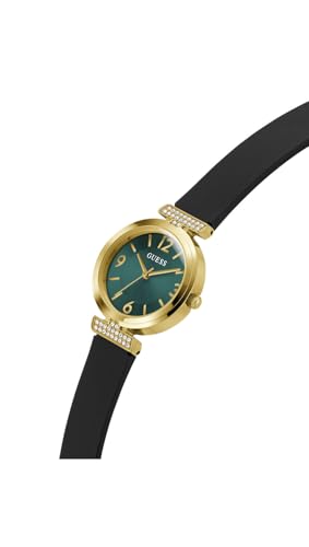 Guess Round 28mm Green Dial Analog Women Watch - GW0912L4