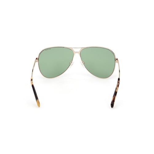 Guess 100% UV protecetd | Large | Full Rim | Pilot | Frame: Gold | Lens: Green